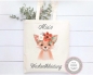 Preview: zuckersüßer Fuchs Boho Tasche Wechselwäsche Wechselkleidung Kindergarten  Wunschname KITA Kindergarten Einschulung Lüttentüddel®